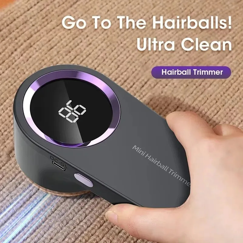 Mini Hairball Trimmer – Rechargeable Lint Remover for Clothes and Fabrics